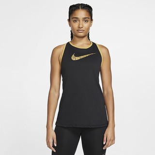 Maiouri Nike Dri-FIT Training Dama Negrii Metal Aurii Aurii | AJOV-54013